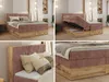 MKS MEBLE Boxspringbett WOOD CLASSIC KING, Doppelbett mit Produktbild-Vorschau 2