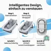 Laavir® Faltbare Babywanne - Mit Digitalem Thermometer & Produktbild-Vorschau 9