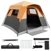 COSTWAY campingtent voor 6 personen, opzet tent met Productafbeelding-voorbeeld 1