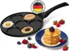 Ø26cm Pfanne für Pancakes Induktion Augenpfanne 3-fache Produktbild-Vorschau 1