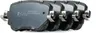 RIDEX 402B0914 Bremsbeläge Satz Hinten für VW Golf VII Produktbild-Vorschau 1