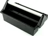 A black plastic toolbox with a silver handle is shown against a white background. Podgląd zdjęcia produktu