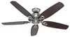 Deckenventilator mit Zugkette Builder Elite 132 cm Nickel Produktbild-Vorschau 1