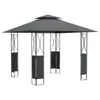 vidaXL Pavillon mit Dach Anthrazit 300x300x270 cm Stahl Produktbild-Vorschau 1