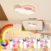 Vrygle LED Deckenleuchte Kinderzimmer: Rosa Wolken- und Produktbild-Vorschau 11