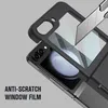 Kožené pouzdro na Samsung Galaxy Z Flip 5 s koženým pantem Náhled obrázku produktu 4