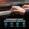 MUSTAR Digital-Piano 88 Tasten Hammermechanik 3 Pedale USB Produktbild-Vorschau 3