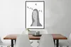 MuchoWow® Gerahmtes Poster Mona Lisa - Vögel - Schwarz - Produktbild-Vorschau 3
