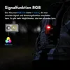 A person wearing a backpack with a small red light attached. Anteprima dell’immagine prodotto