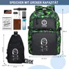 Mofut Schulrucksäcke, 2 Stück Rucksack Anime Leuchtender Produktbild-Vorschau 5