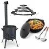 Ø36cm Uchag 2mm Stahl Abzugsrohr Adapter-Ringe 10L Kazan Produktbild-Vorschau 1