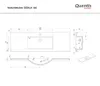 QUENTIS Badmöbel Genua 140, schwarz glänzend, Waschtisch Produktbild-Vorschau 7