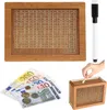 Retro-Sparschwein aus Holz mit 4-in-1-Sparzielen Produktbild-Vorschau 1