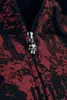 Rock Rebel by EMP Damen schwarze Kapuzenjacke mit rotem Produktbild-Vorschau 4