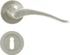 A door handle and a keyhole escutcheon are shown against a white background. Produktbild-Vorschau