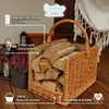 Creative Home Krbový koš Koš na dřevo Koš na palivové dřevo Náhled obrázku produktu 4