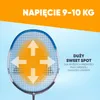 Apollo Badminton Match Pro 800 Carbon, blu/grigio Anteprima dell’immagine prodotto 8