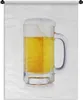 MuchoWow® Wandteppich Wandbehang Krug mit Bier auf weißem Produktbild-Vorschau 1