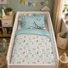 Baby Bettwäsche 100 x 135 cm süße Dino Bettwäsche mit Ohren Produktbild-Vorschau 8