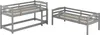 Letto a castello Sweiko, 90x200cm, letto a castello triplo Anteprima dell’immagine prodotto 14