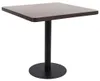 vidaXL Bistro stůl tmavě hnědý 80x80 cm MDF Náhled obrázku produktu 6