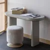 Tabouret Islen avec pied pivotant, bouclé beige Voir les images du produit 2