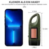 2er Solar-Handkurbel Taschenlampe, Camping Outdoor Produktbild-Vorschau 2