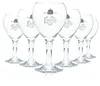 6x Leffe Glas 0,5l Pokal Kelch Tulpe Design-Stiel Bier Produktbild-Vorschau 1