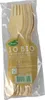 Einwegbesteck-Set 100tlg. Holz Messer+Gabel aus Birkenholz Produktbild-Vorschau 4