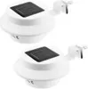 HI LED-Solar-Dachrinnen-Leuchten-Set 2 Stk. Weiß Produktbild-Vorschau 9