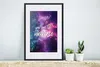 MuchoWow® Gerahmtes Poster Zitat - Weltraum - Sterne - Produktbild-Vorschau 4