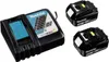 A Makita battery charger and two Makita 18V batteries are shown against a white background. Náhľad obrázku produktu