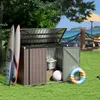 COSTWAY Pojemnik na 2 kosze na śmieci, 172x95.5x130cm Podgląd zdjęcia produktu 9