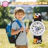 Analog, 3D Cartoon Lernuhr Quarzwerk, Silikon Uhrenarmband, Produktbild-Vorschau 7