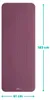 Yogamatte Fitnessmatte dick 1,5 cm - 183x61 cm Sportmatte Produktbild-Vorschau 6