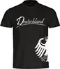 multifanshop Herren T-Shirt - Deutschland - Adler seitlich, Produktbild-Vorschau 1