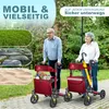 KESSER® Rollator Aluminium faltbar, höhenverstellbar & bis Produktbild-Vorschau 8