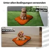 EVE Textile Hundebett Katzenbett 70x50x5 cm Orange Produktbild-Vorschau 6