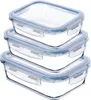 KADAX Set de récipients alimentaires en verre avec Voir les images du produit 1