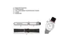 Fancy Classic Ersatzband Uhrenarmband Rindsleder Band Blau Produktbild-Vorschau 3