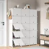 Mondeer Schuhregal Schuhschrank mit Tür, Staub- und Produktbild-Vorschau 2