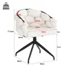 A diagram showing the dimensions of a chair. Produktbild-Vorschau