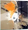 Bilder auf glas - Abstraktion Frau - 70x70cm - Glasbilder - Produktbild-Vorschau 1