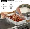 SucceBuy 6er-Pack Dampftischpfannen in voller Gr??e, 53,2 x Produktbild-Vorschau 2