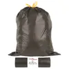 vidaXL Müllsäcke mit Zugband 250 Stk. Schwarz 35 L Produktbild-Vorschau 3