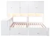 STILVORA houten bed, 90x200 cm, met bureau, kinderbed met Productafbeelding-voorbeeld 8