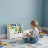 Detská knižnica Montessori – regál na knihy s organizérom, Náhľad obrázku produktu 4