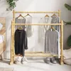 vidaXL Věšák na oblečení 100x30x100 cm bambusový Náhled obrázku produktu 2