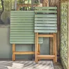 Set tavolo da giardino in legno di acacia con 2 sedie Anteprima dell’immagine prodotto 4