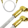 6m Sat Kabel mit F Winkelstecker 90° vergoldet 135 dB Produktbild-Vorschau 1